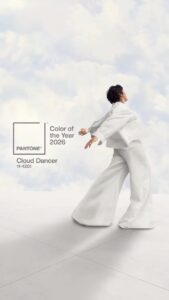 Cloud Dancer: Cor do Ano 2026