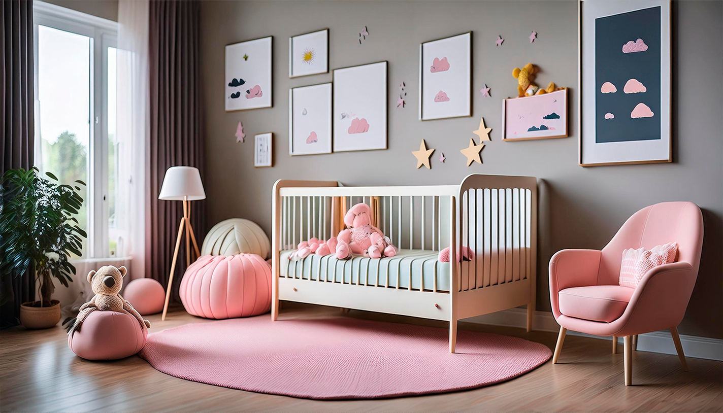 Tema para quarto de bebê menina