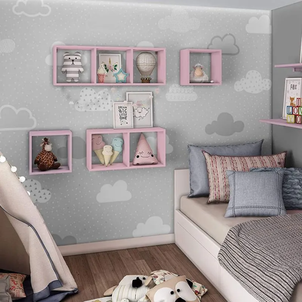 Quarto de bebê seguro e confortável com móveis planejados