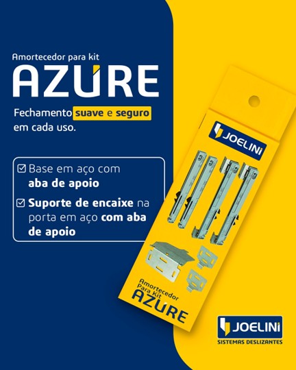 Amortecedor Azure: Sofisticação, Funcionalidade e Fechamento Suave para o seu Projeto