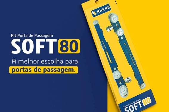 Joelini lança sistema deslizante Soft 80