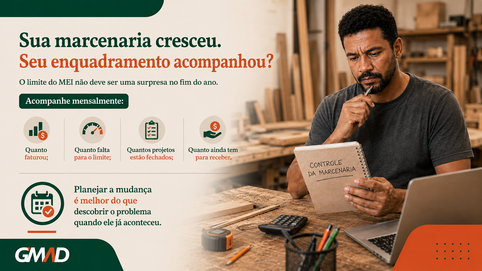 Enquadramento tributário para marcenaria: o que fazer quando o faturamento cresce